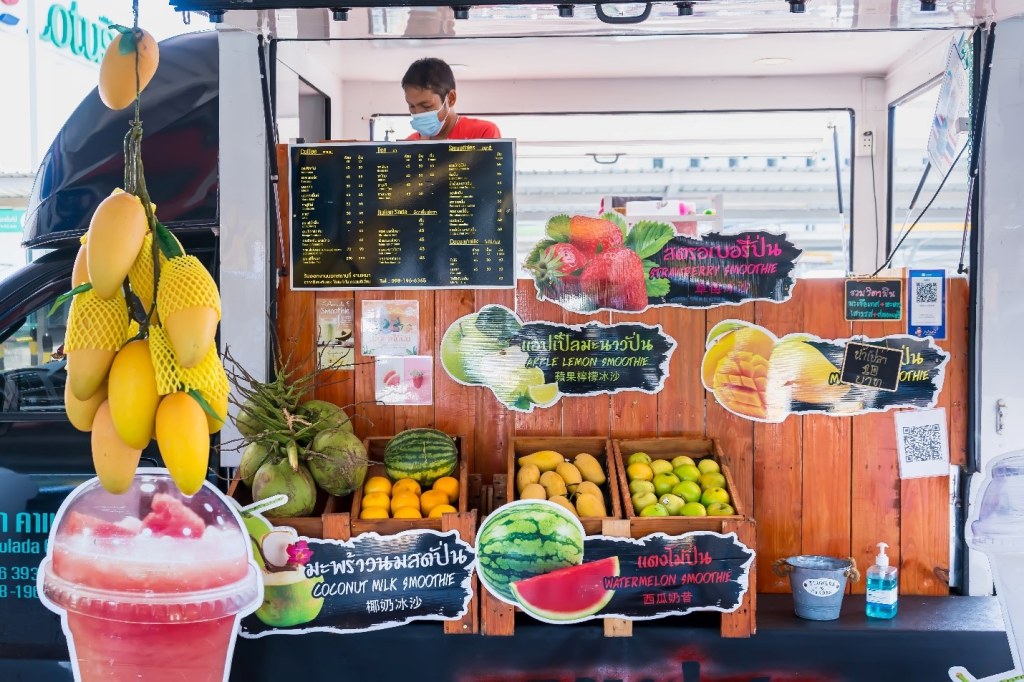 Picture of: Smoothie Truck or Mobile Juice Bar Business: Pros and Cons – SoBol